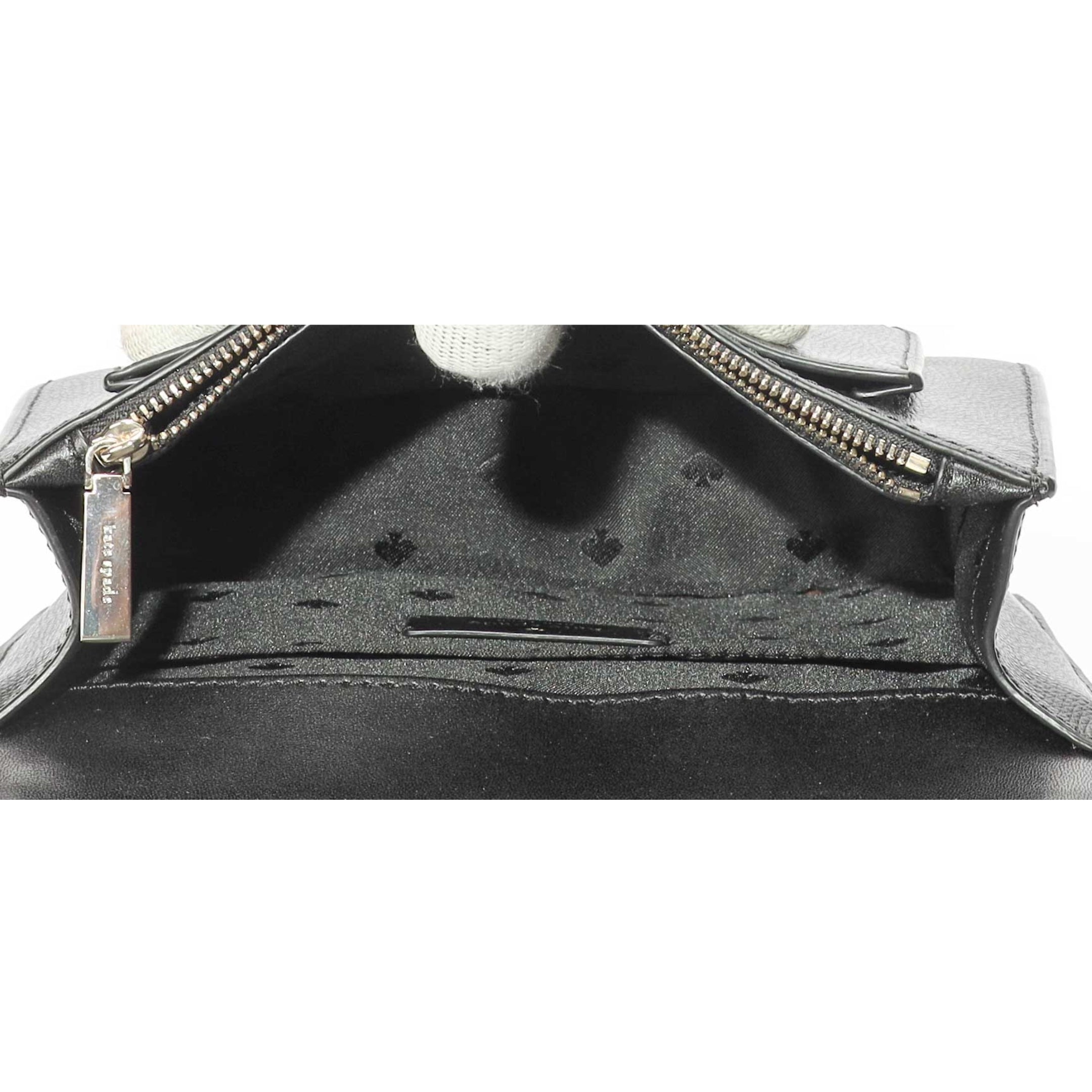 Kate Spade Black Flap Chain Crossbody Bag