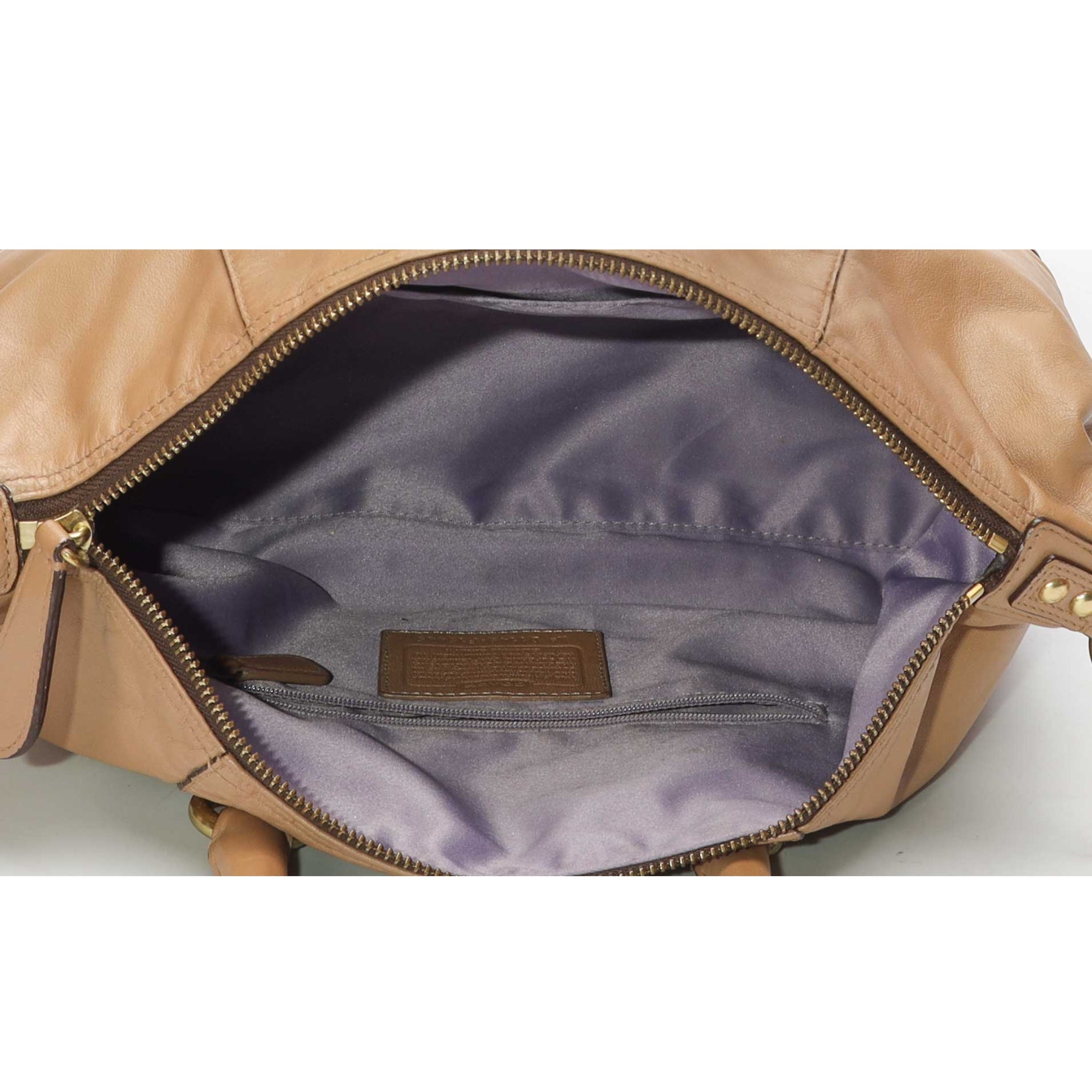 Coach Beige Madison Sabrina Satchel
