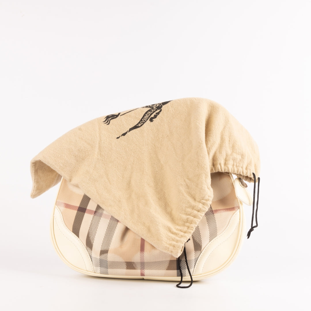Burberry Nova Check PVC Shoulder Bag