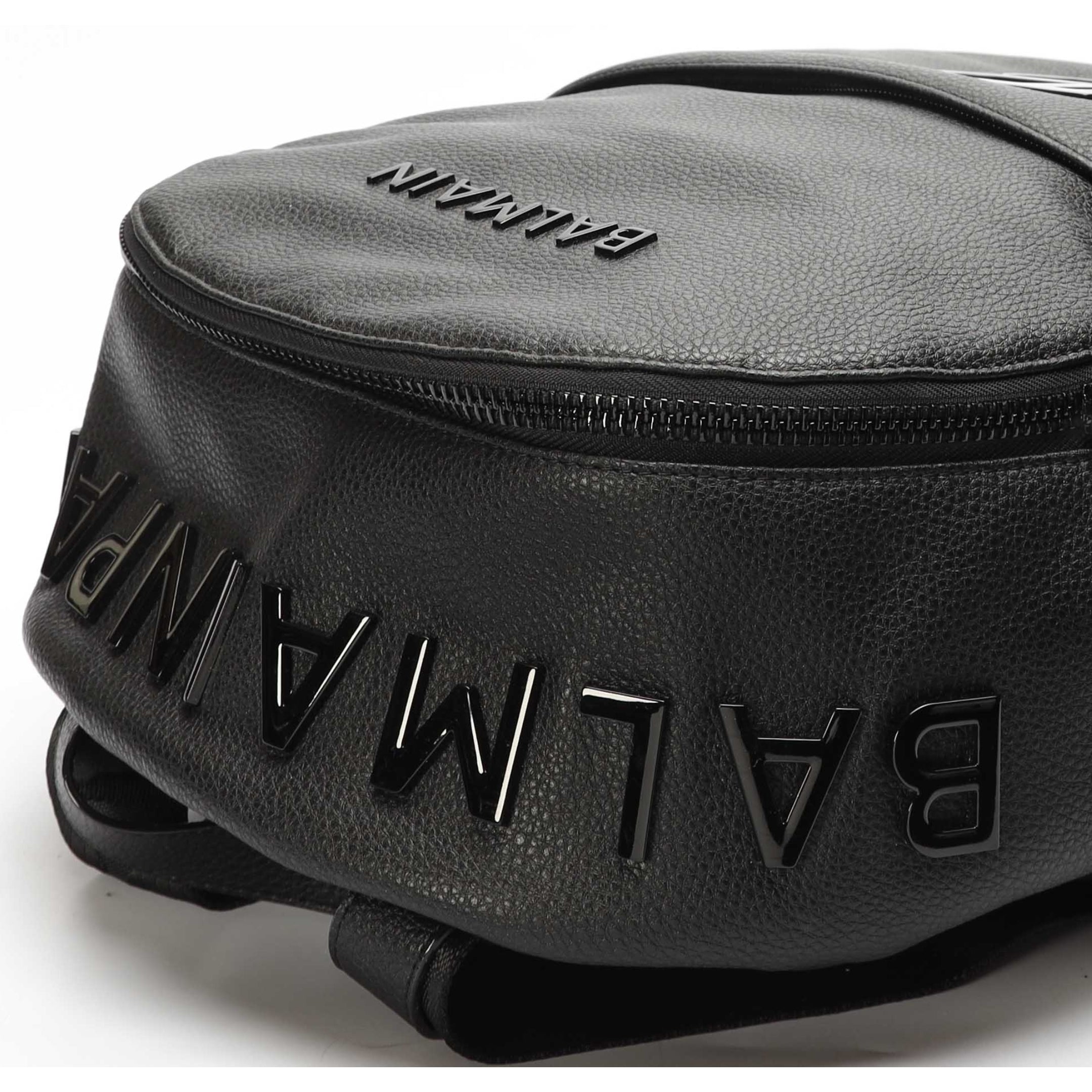 Balmain Black Backpack