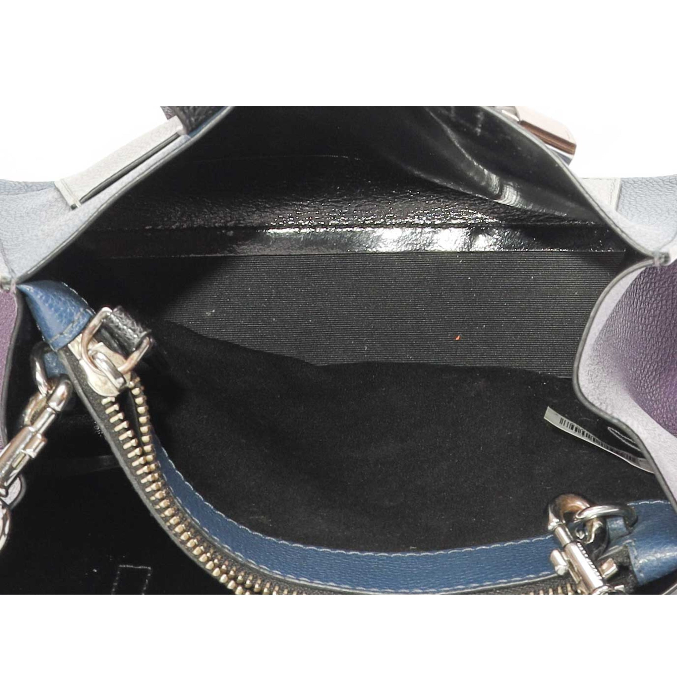 Marc Jacobs Navy Mini Grind Colorblock Tote
