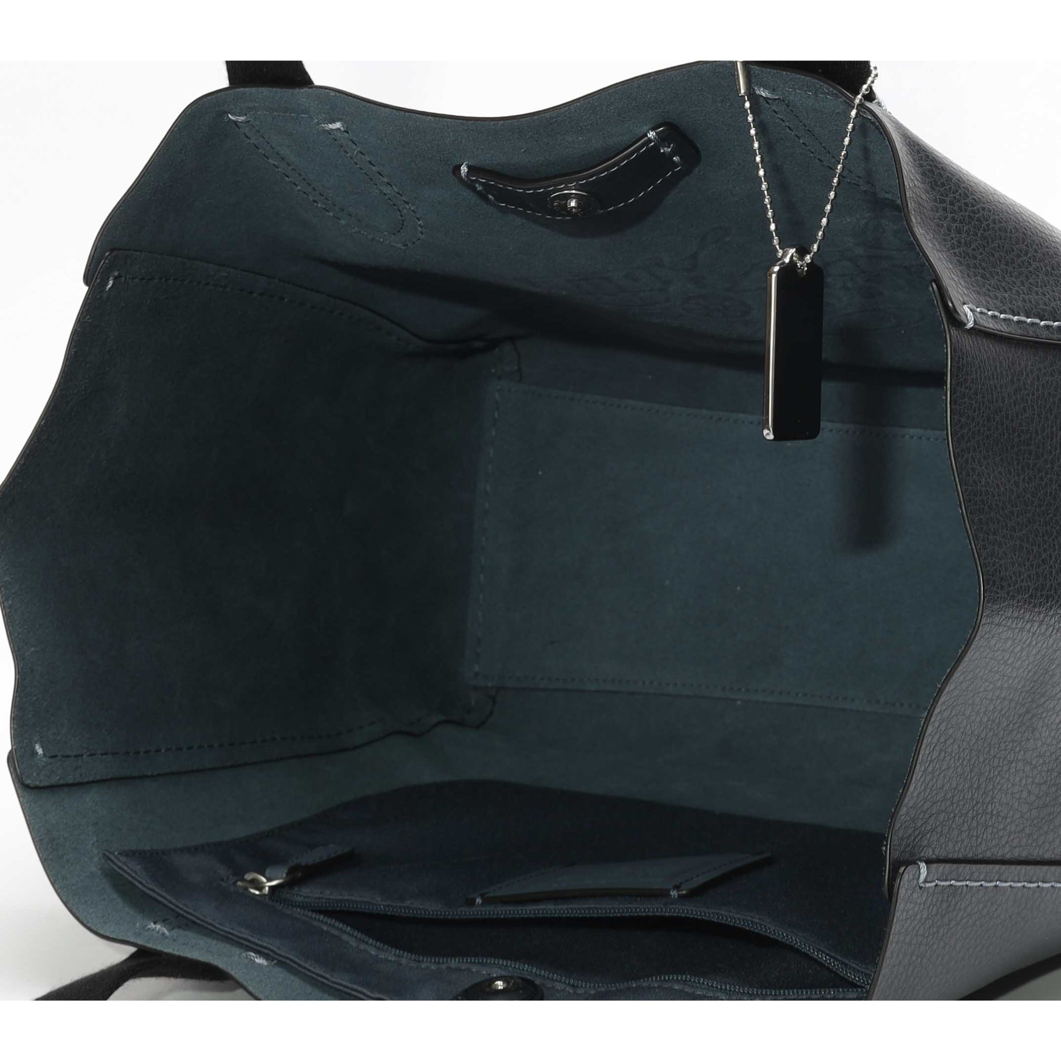 Coach Navy Horse & Carriage Derby Tote