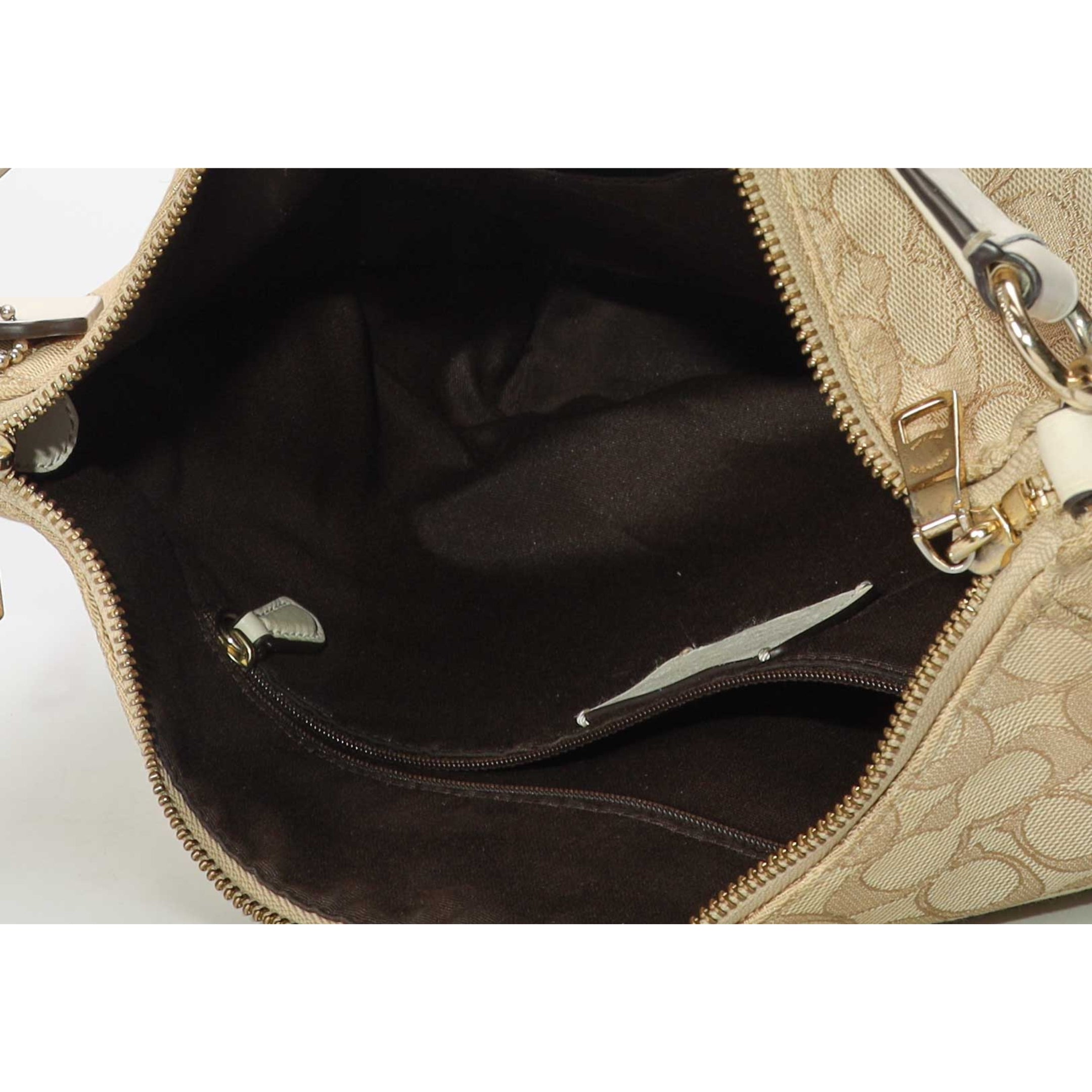 Coach Laurel Signature Canvas Hobo Bag