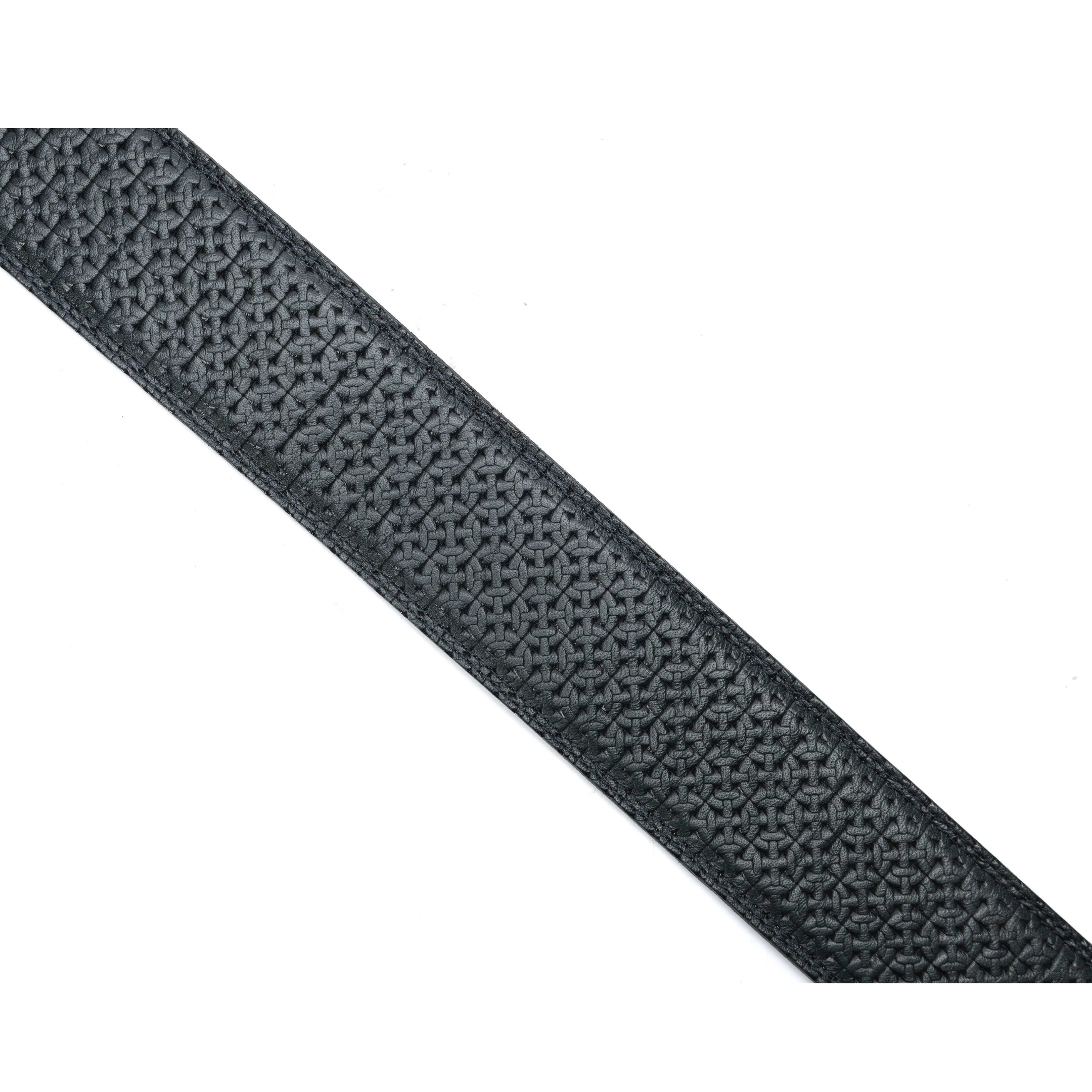 Versace Medusa Black Leather Belt