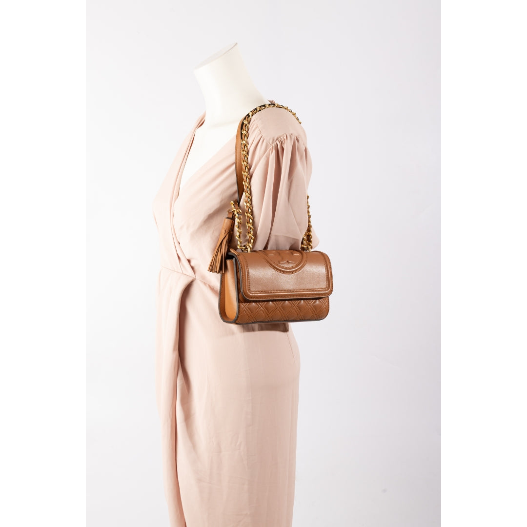 Tory Burch Fleming Brown Shoulder Bag