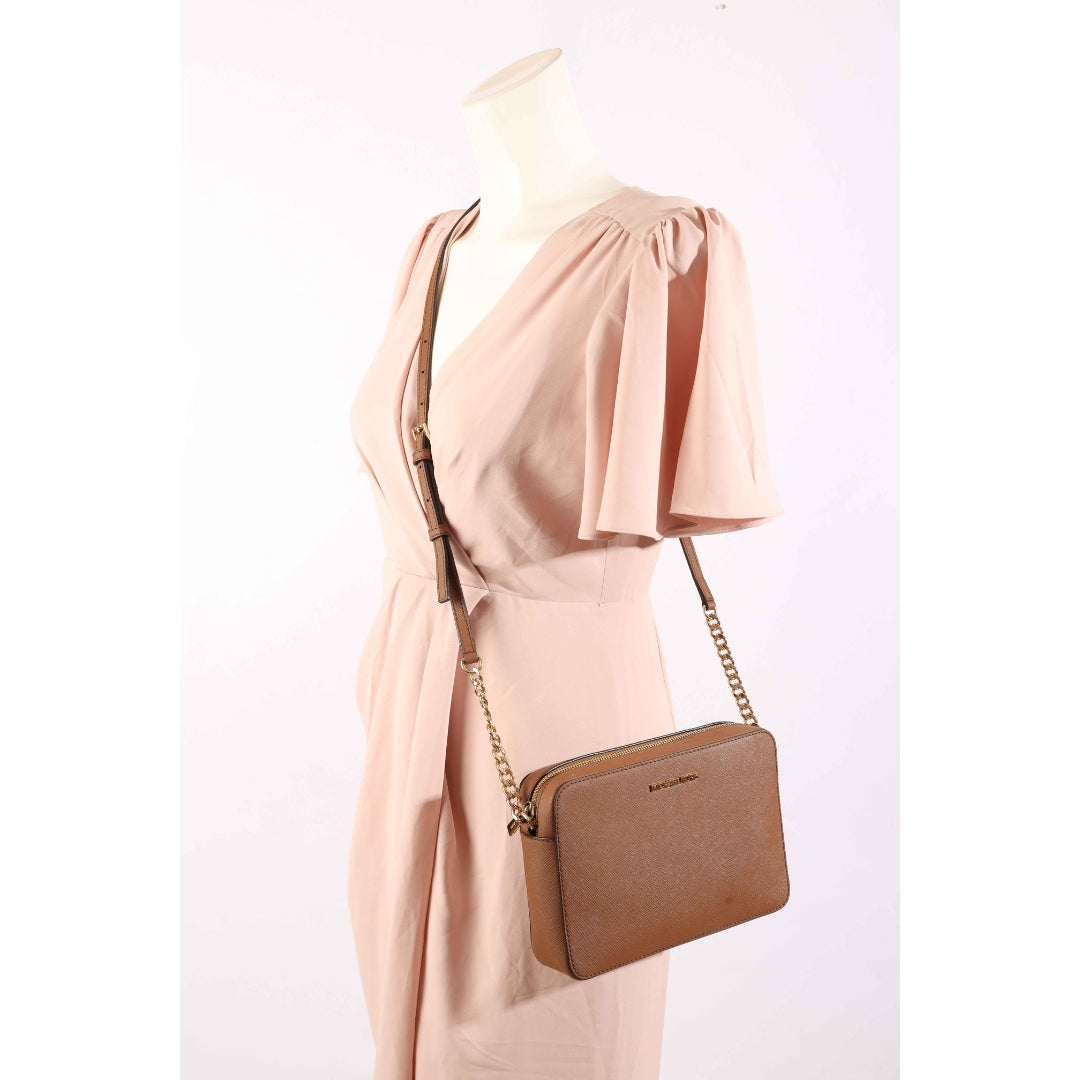 Michael Kors Tan Jet Set Crossbody Bag