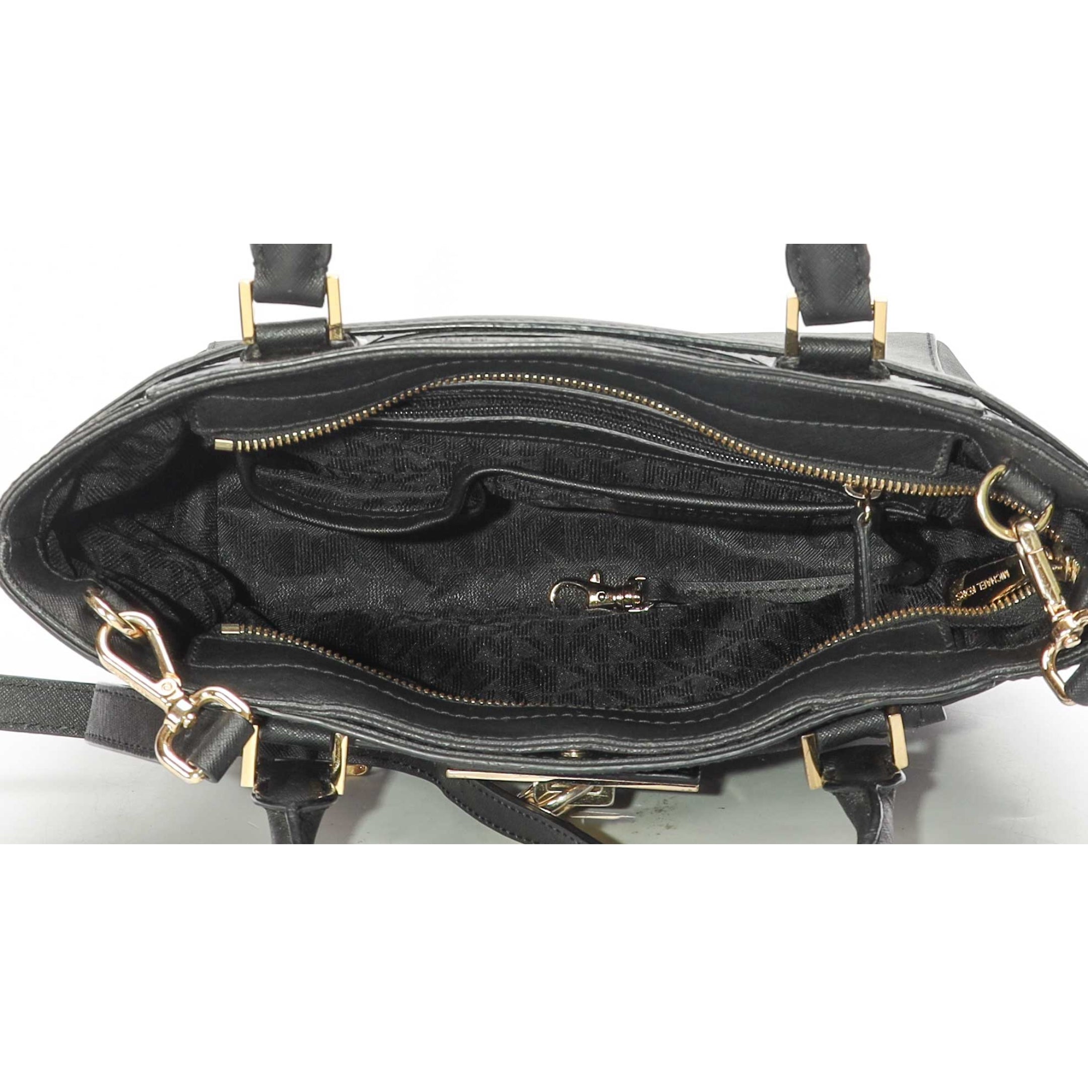 Michael Kors Hamilton Black Satchel
