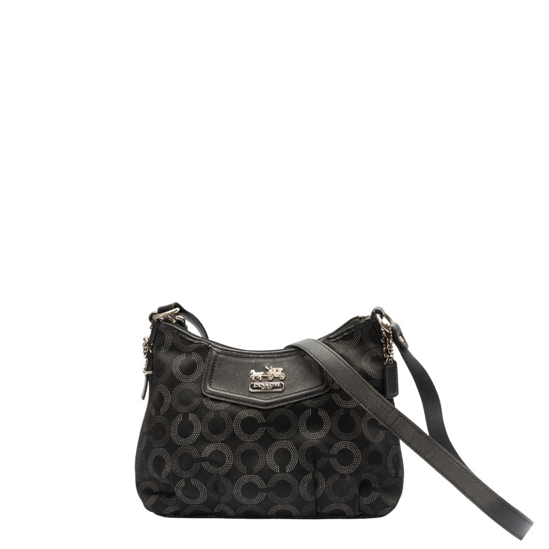 Coach Madison Dotted Art Shoulder Bag