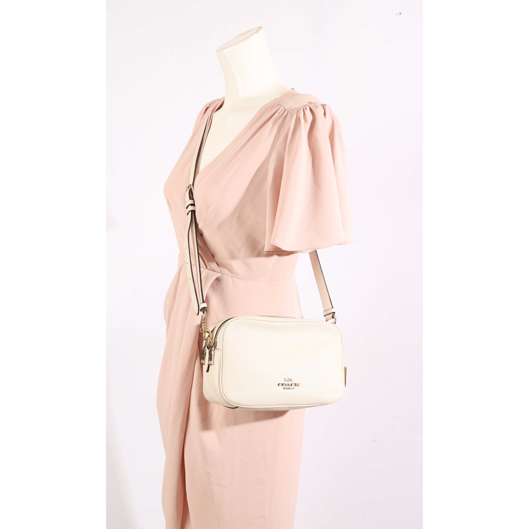 Coach White Mini Jamie Camera Bag