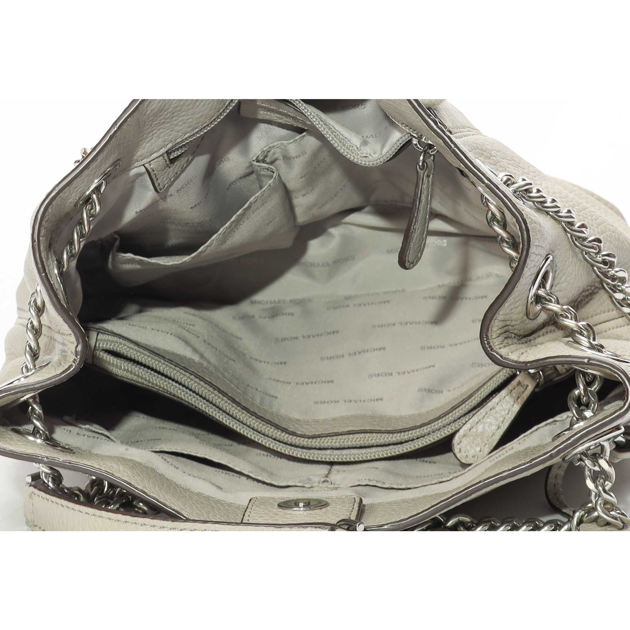 Michael Kors Jet Set Grey Shoulder Bag