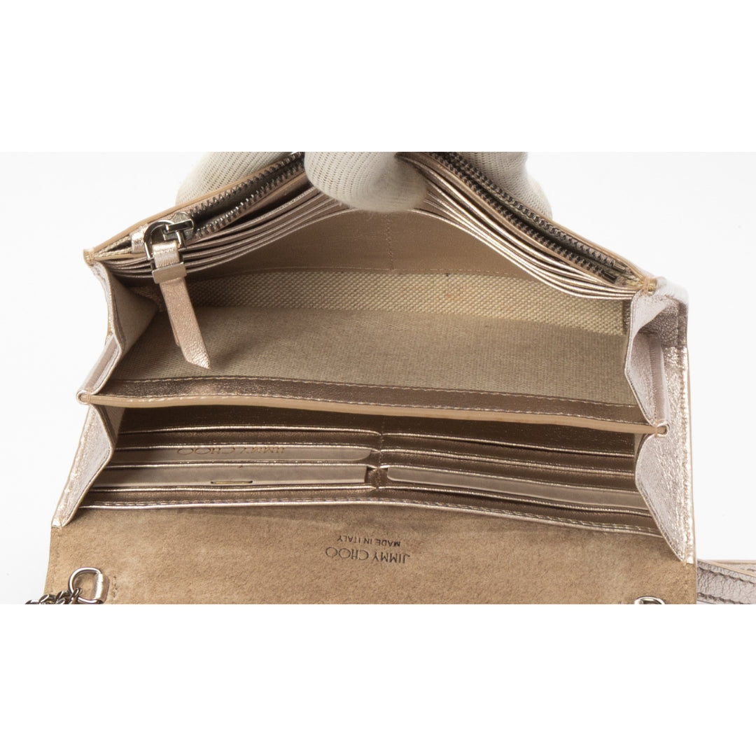 Jimmy Choo Adelia Metallic Sling Bag