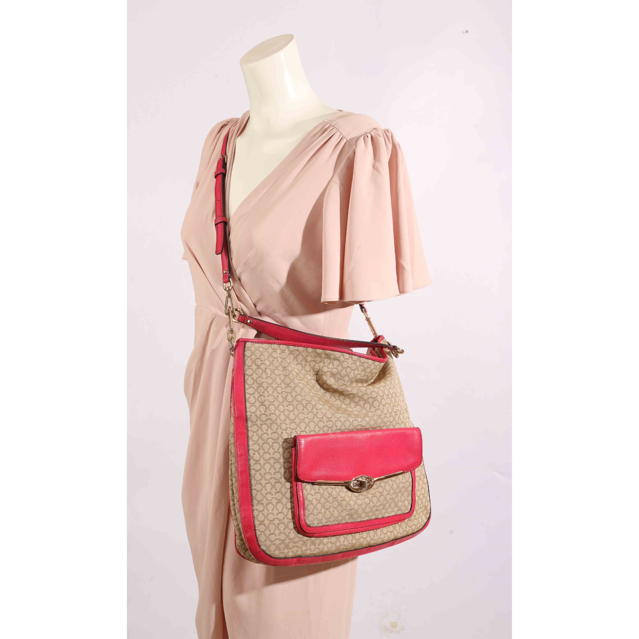 Coach Madison Op Canvas Crossbody Tote