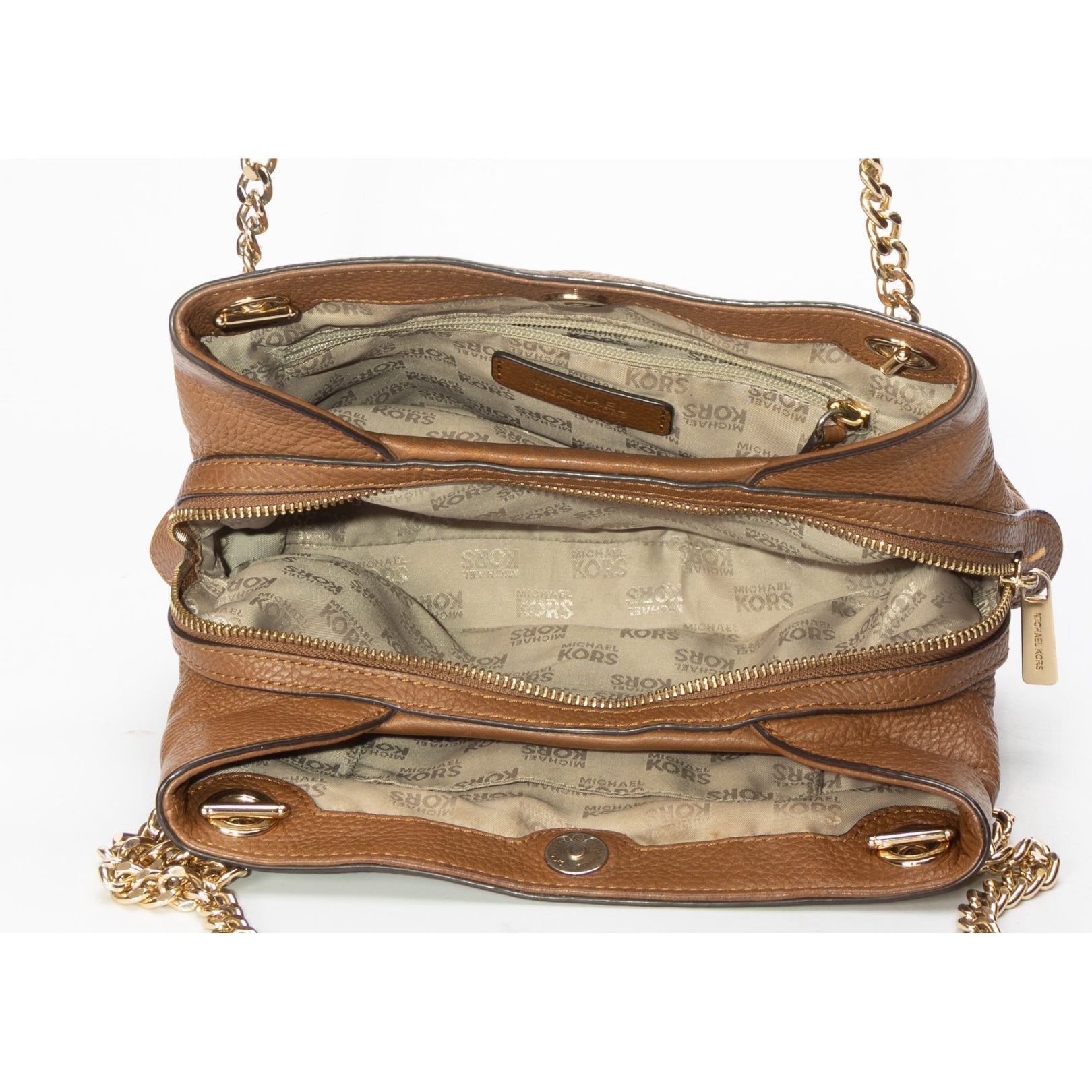 Michael Kors Brown Jet Set Travel Hobo Bag