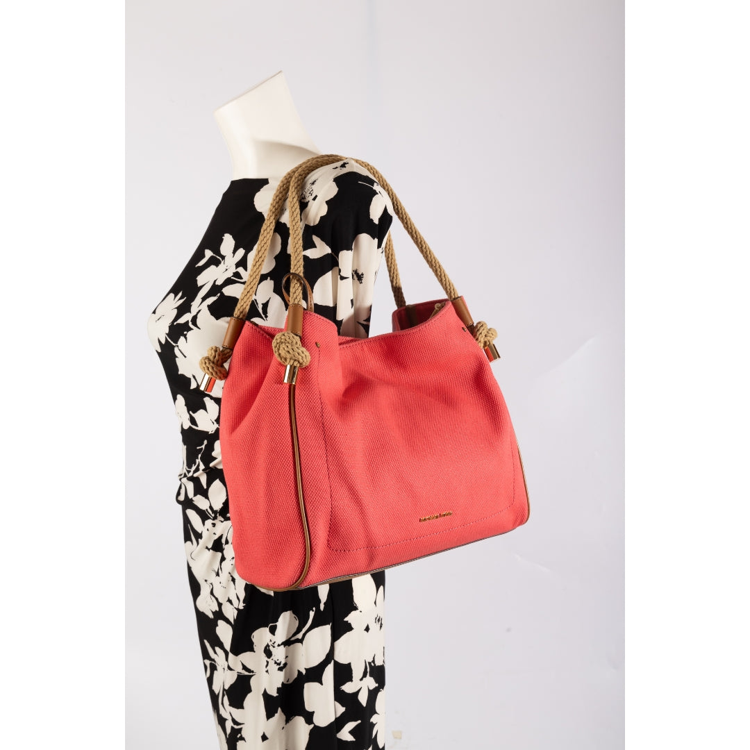 Michael Kors Natural Isla Large Shoulder Bag