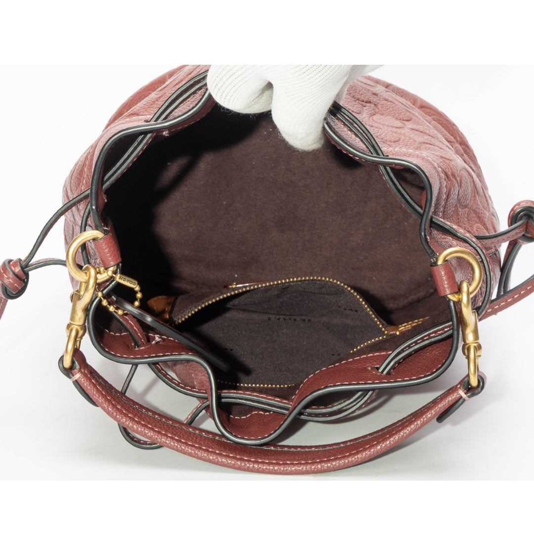 Coach Field Bucket Bag in Signature Leather