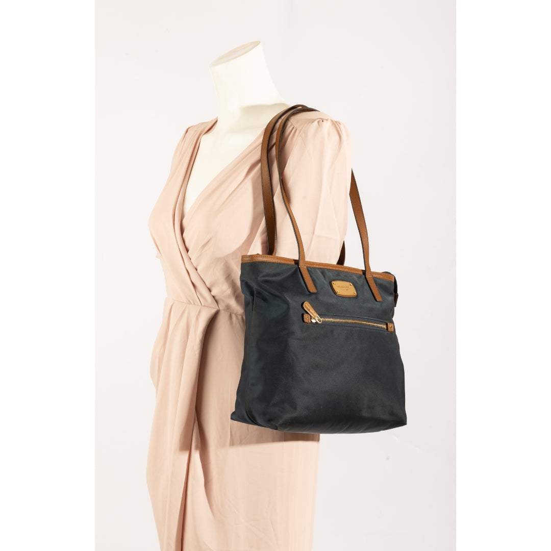 Michael Kors Kempton Navy Nylon Shoulder Bag
