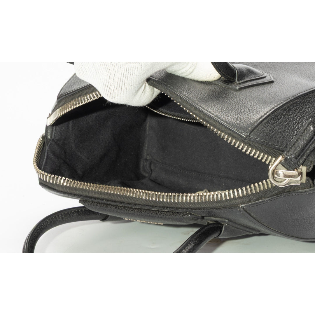 Givenchy Black Leather Antigona Satchel