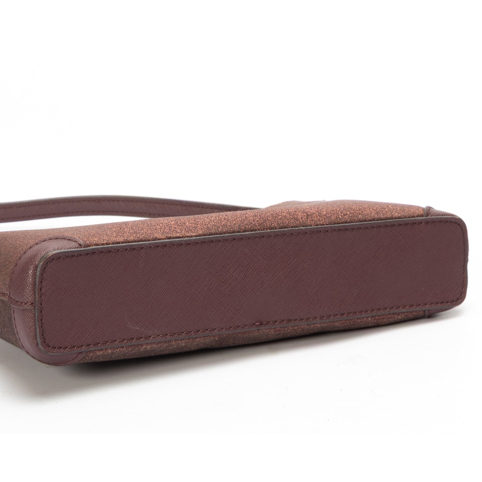 Kate Spade Maroon Shimmy Crossbody Bag