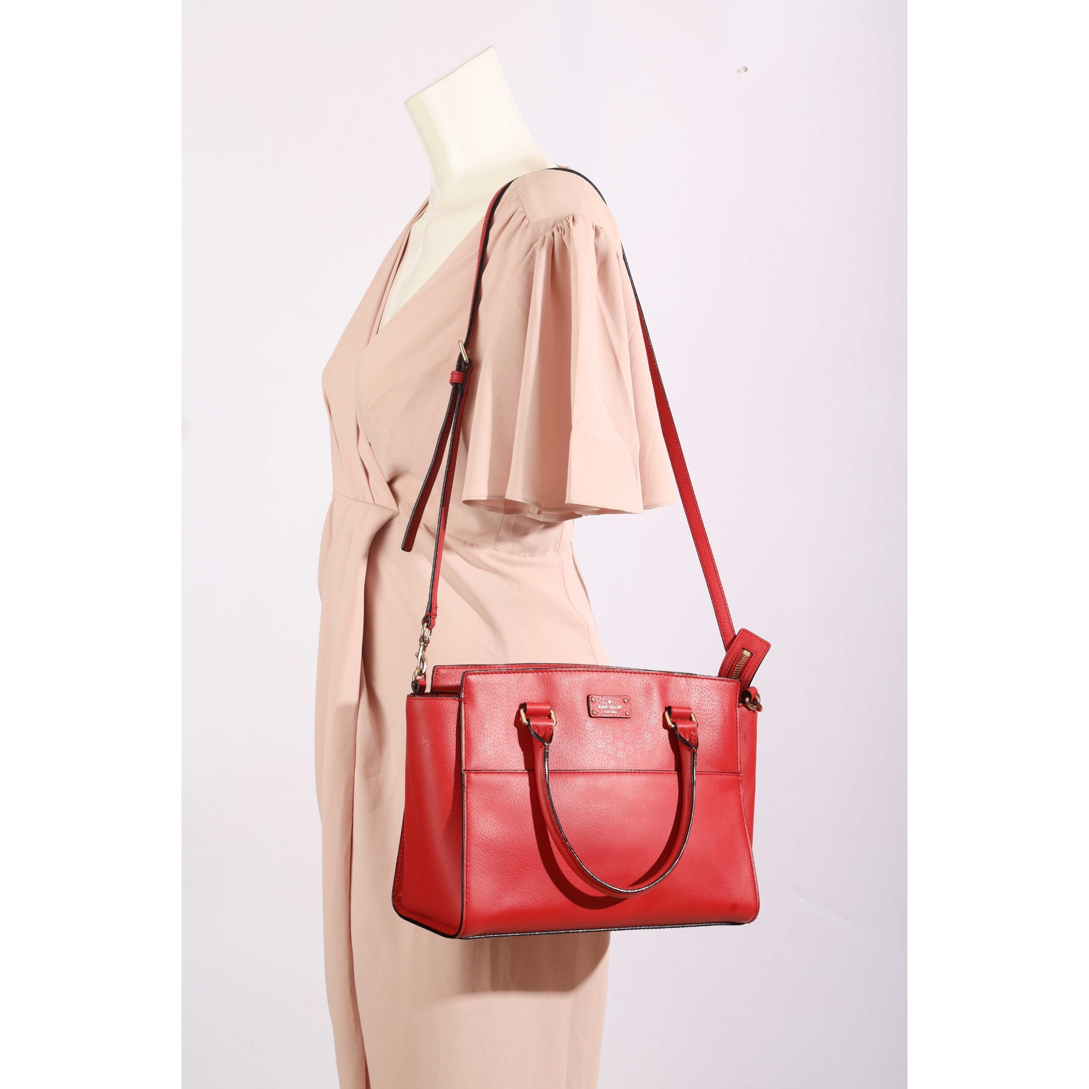 Kate Spade Red Convertible Satchel