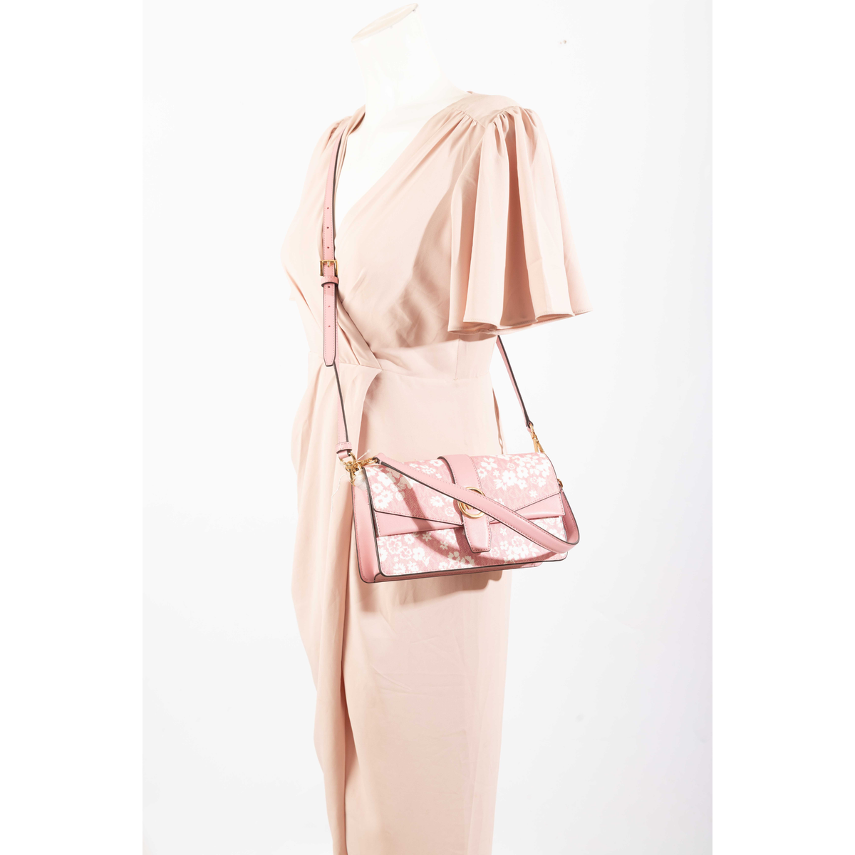 Michael Kors Greenwich Floral Convertible Shoulder Bag
