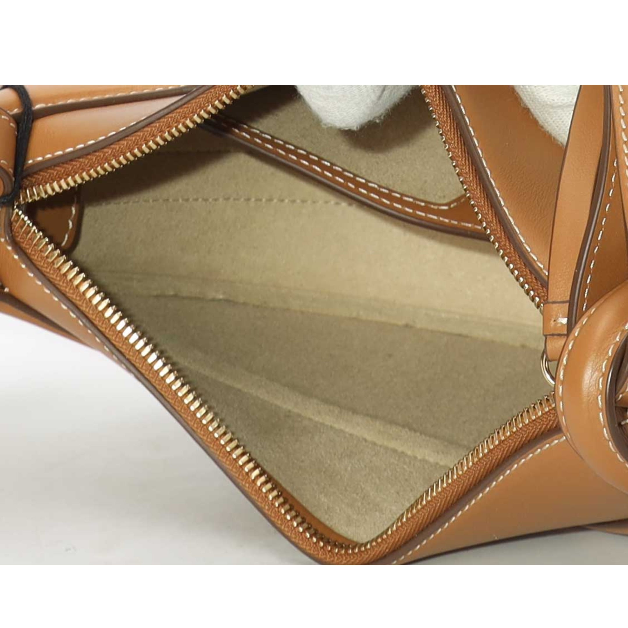 Polene Numero Dix Camel Crossbody Bag