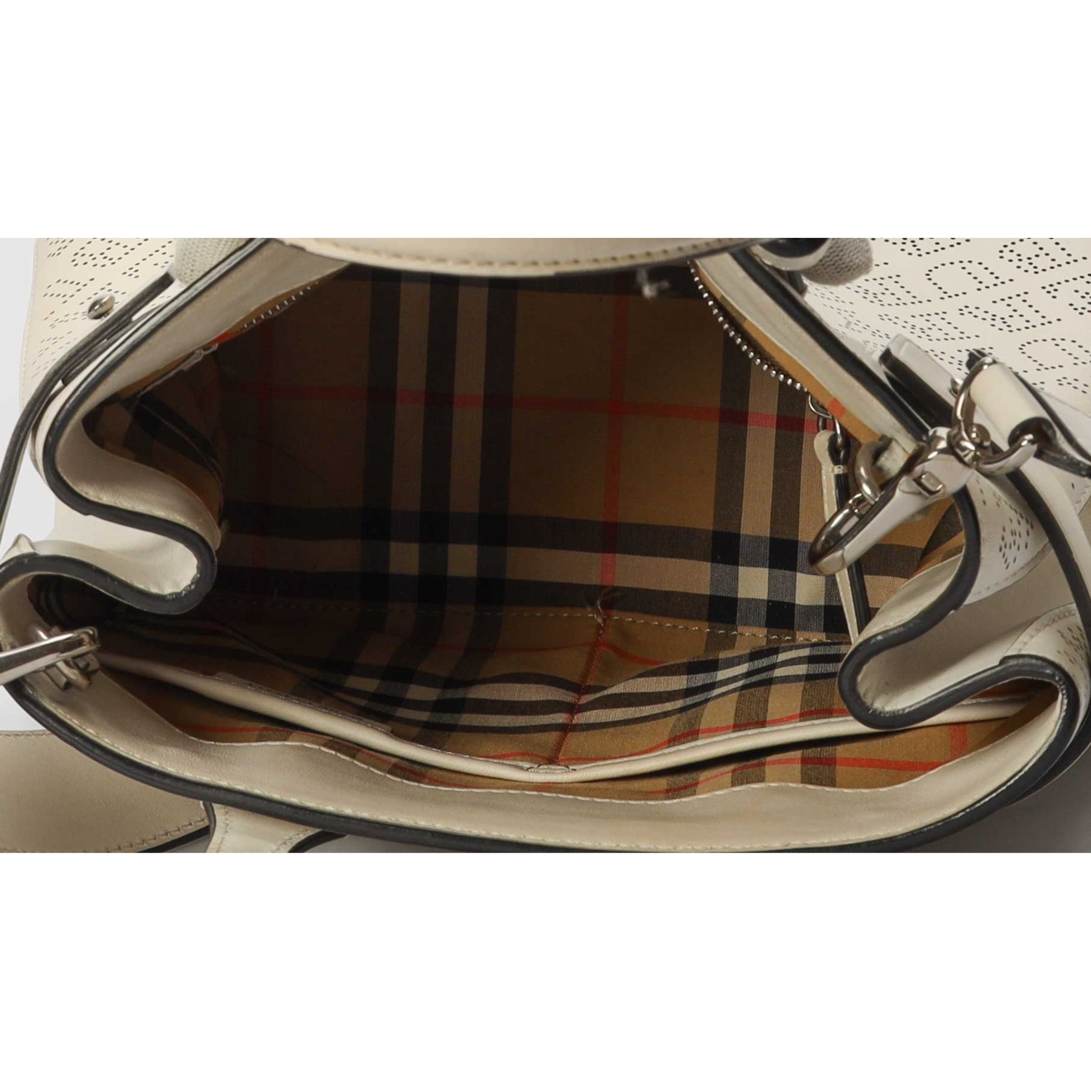 Burberry Perforated Banner Tote