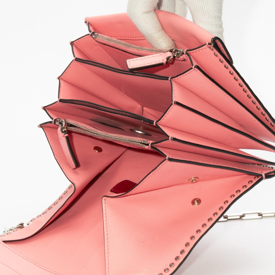Valentino Garavani Vitello Rockstud Cabana Shoulder Bag