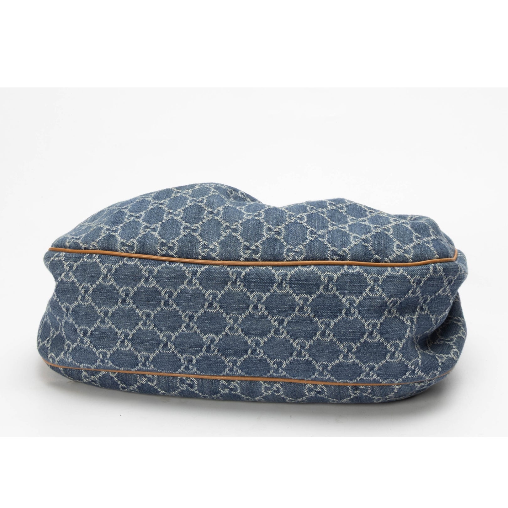 Gucci Blue GG Denim Medium Sukey Tote