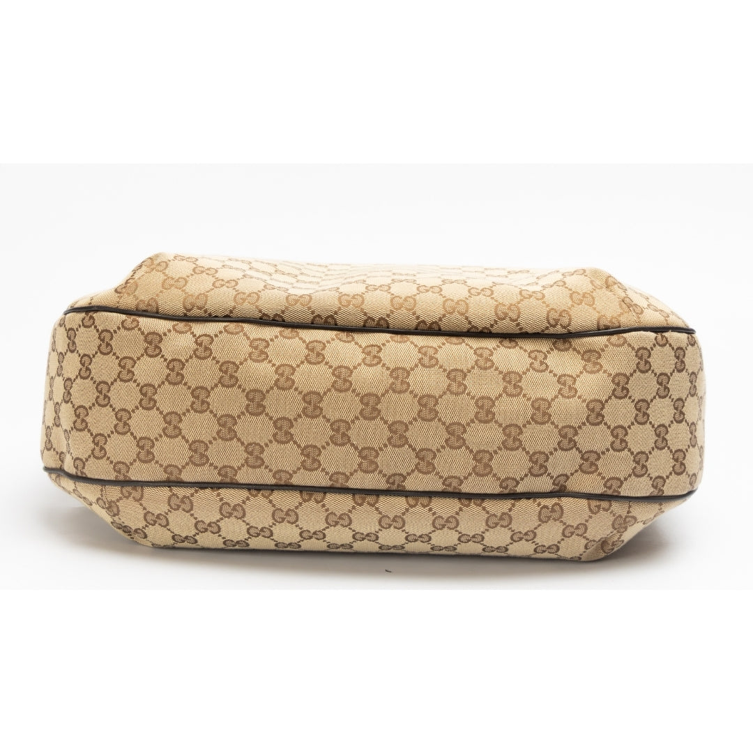 Gucci GG Canvas Medium Hobo Bag
