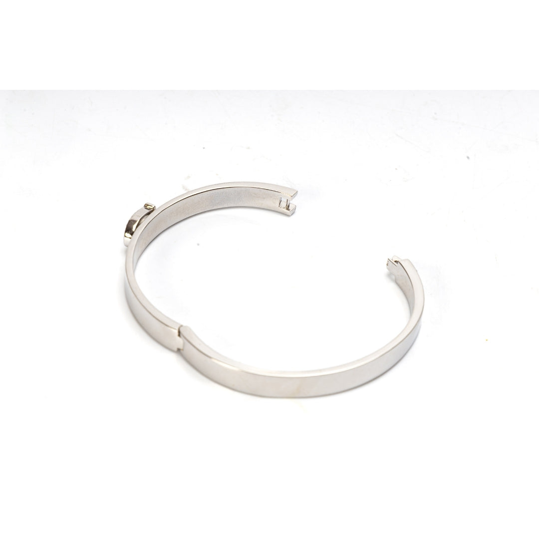 Coach Pave Signature Hinged Bangle