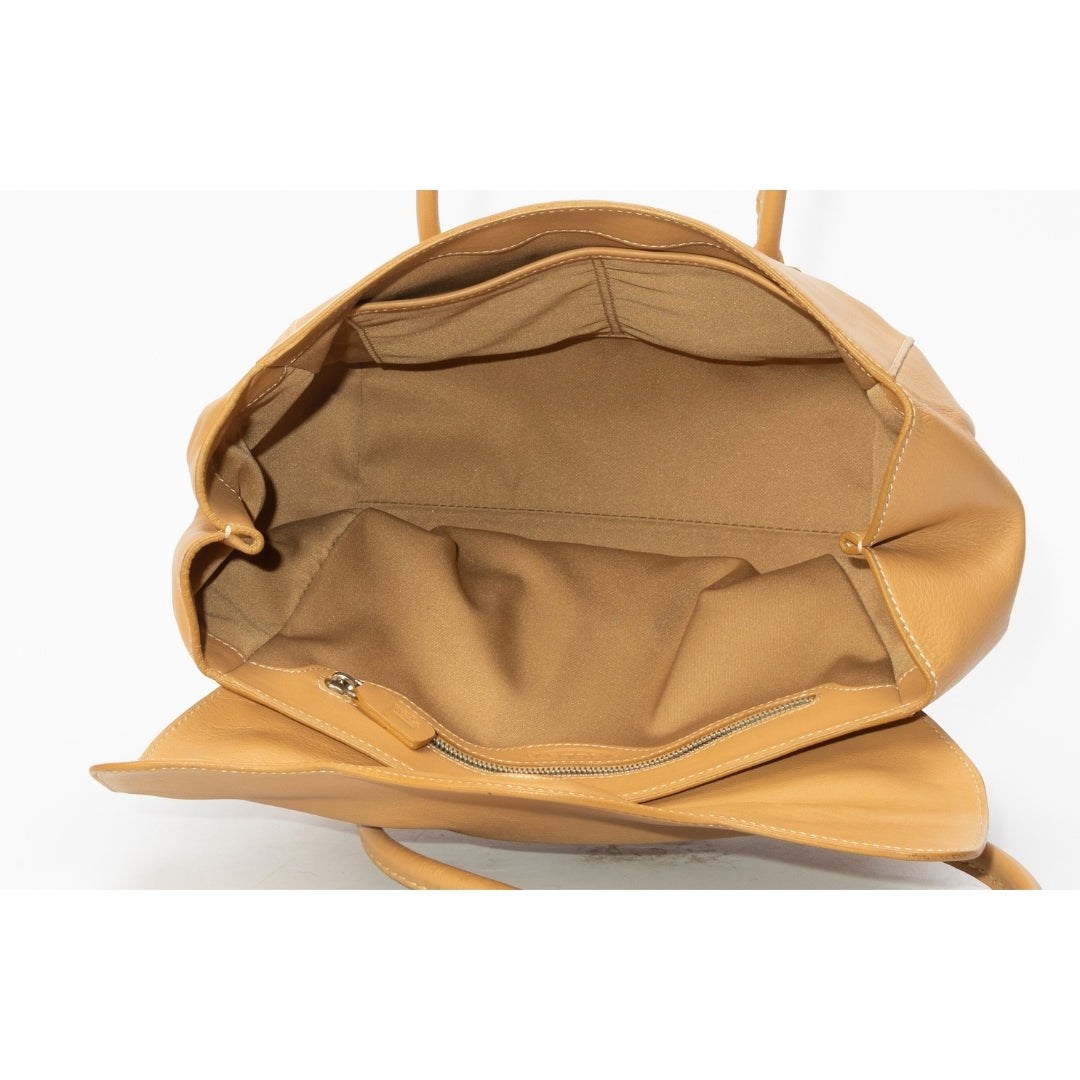 Tod's Beige Leather Satchel
