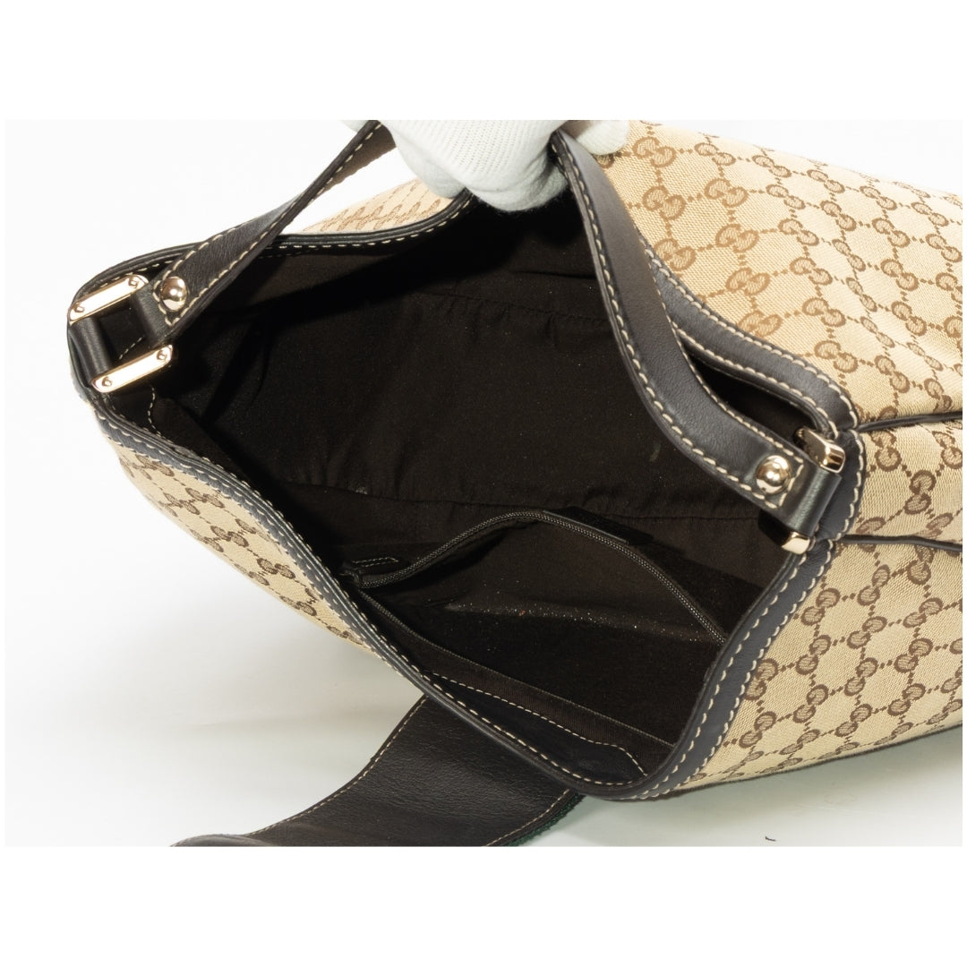 Gucci GG Canvas Medium Hobo Bag