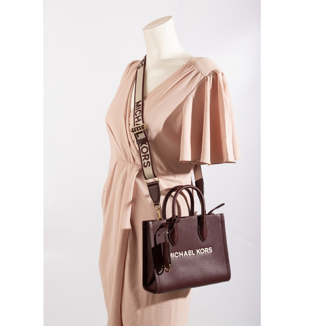 Michael Kors Mirella Small Pebbled Leather Crossbody Bag