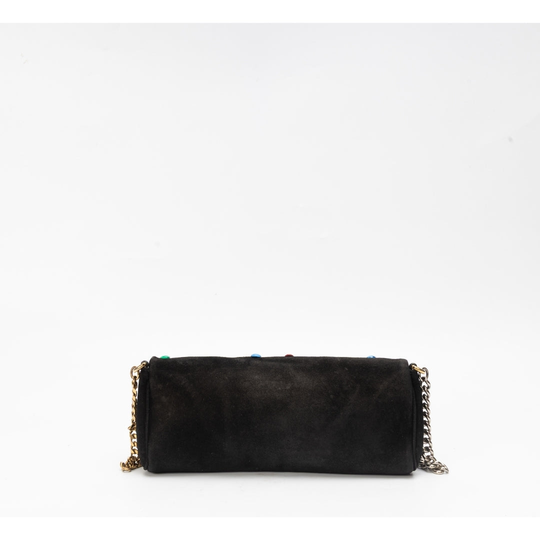 Dolce & Gabanna multi colored crystal shoulder bag