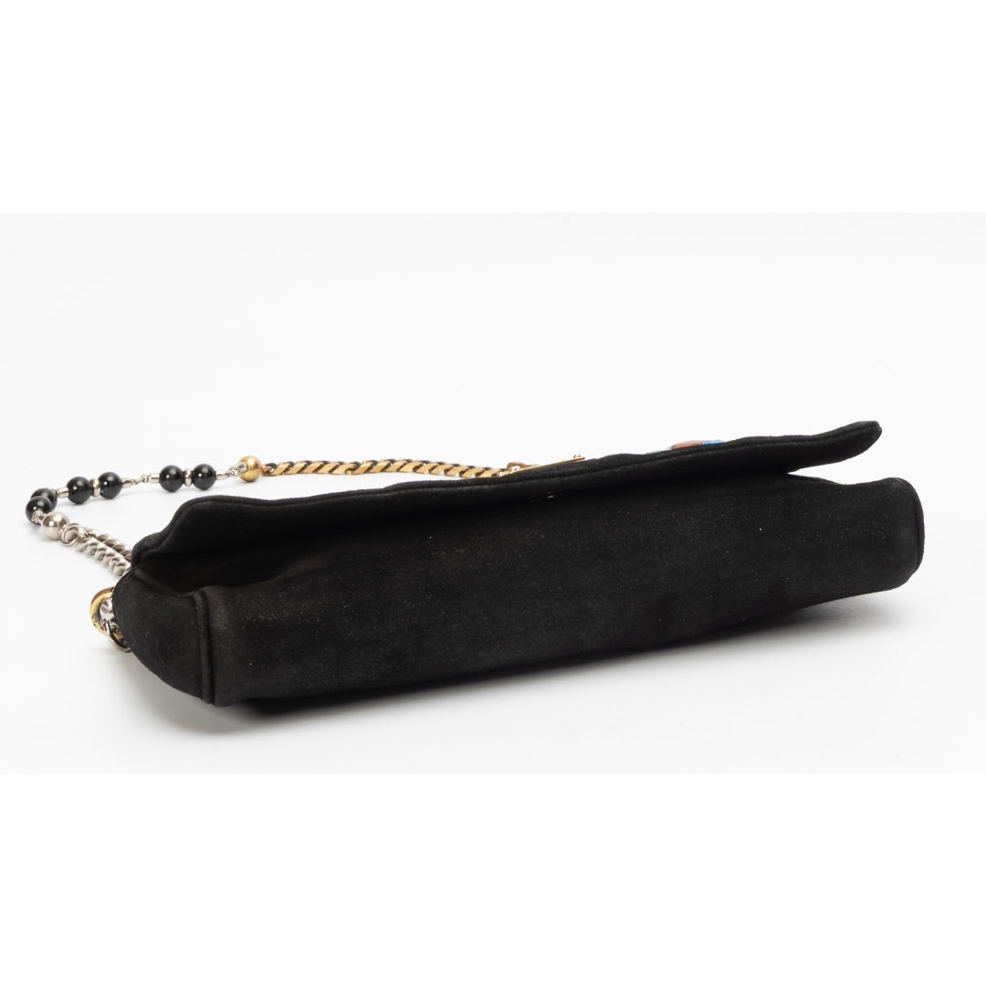 Dolce & Gabanna multi colored crystal shoulder bag