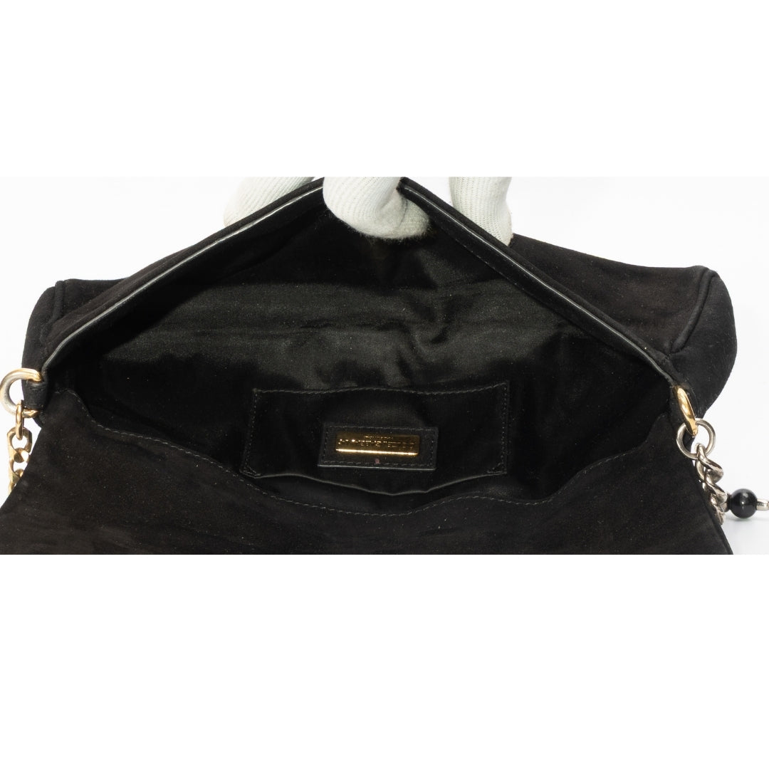 Dolce & Gabanna multi colored crystal shoulder bag