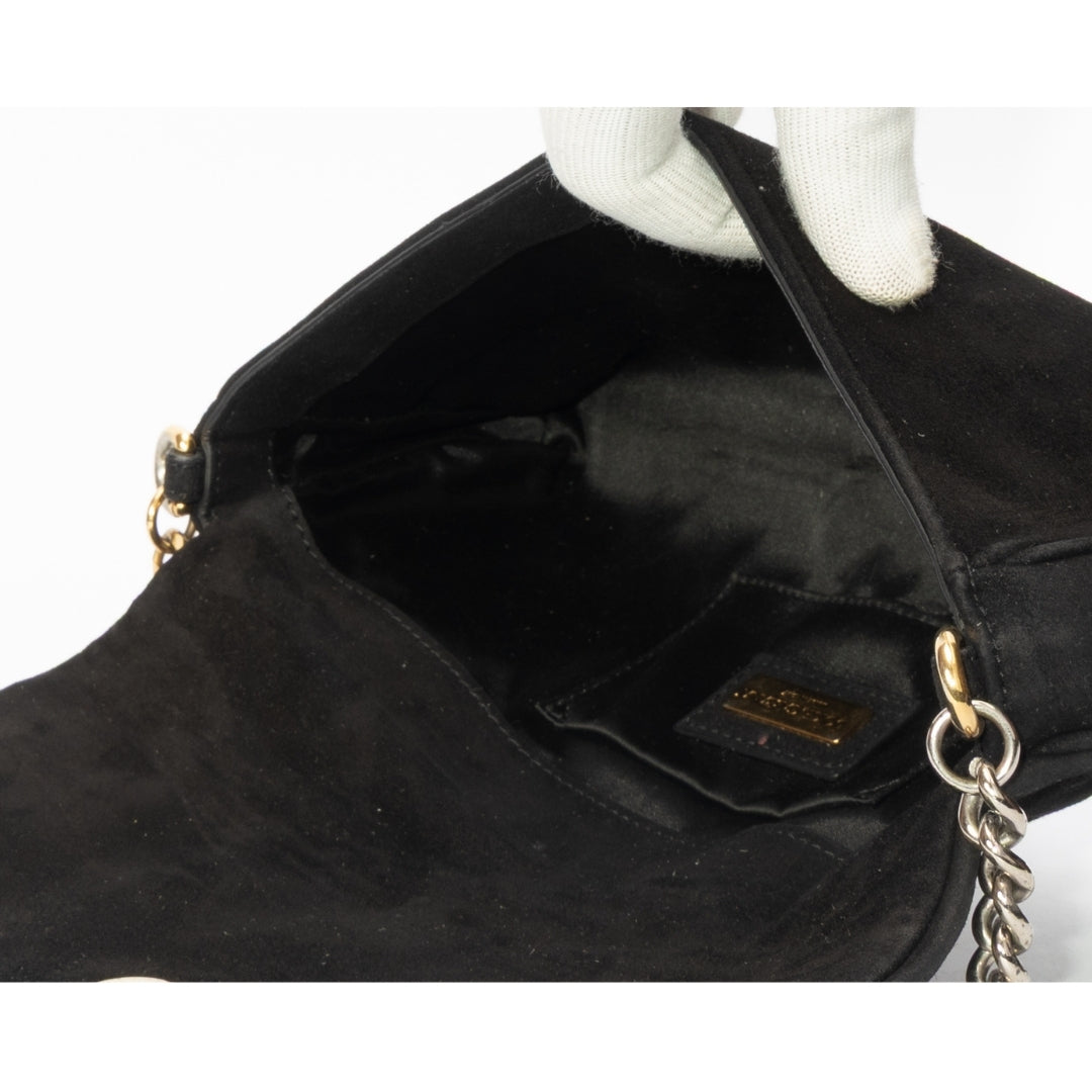 Dolce & Gabanna multi colored crystal shoulder bag