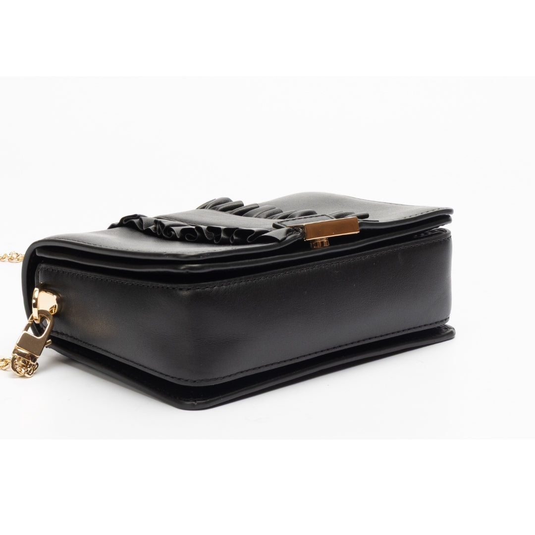 Michael Kors Jade Ruffled Leather Clutch