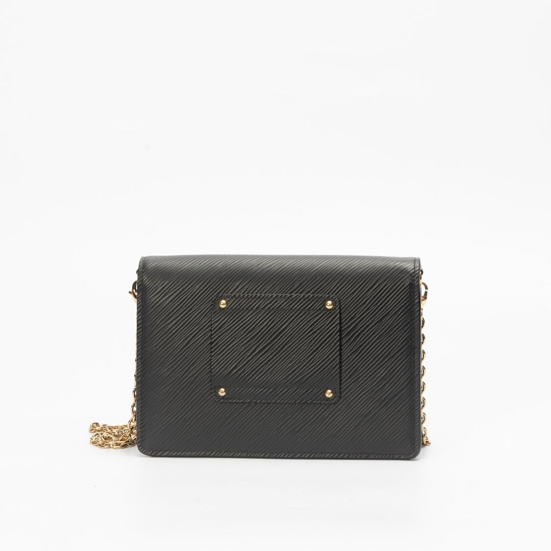 Louis Vuitton Twist Belt Wallet On Chain leather crossbody bag