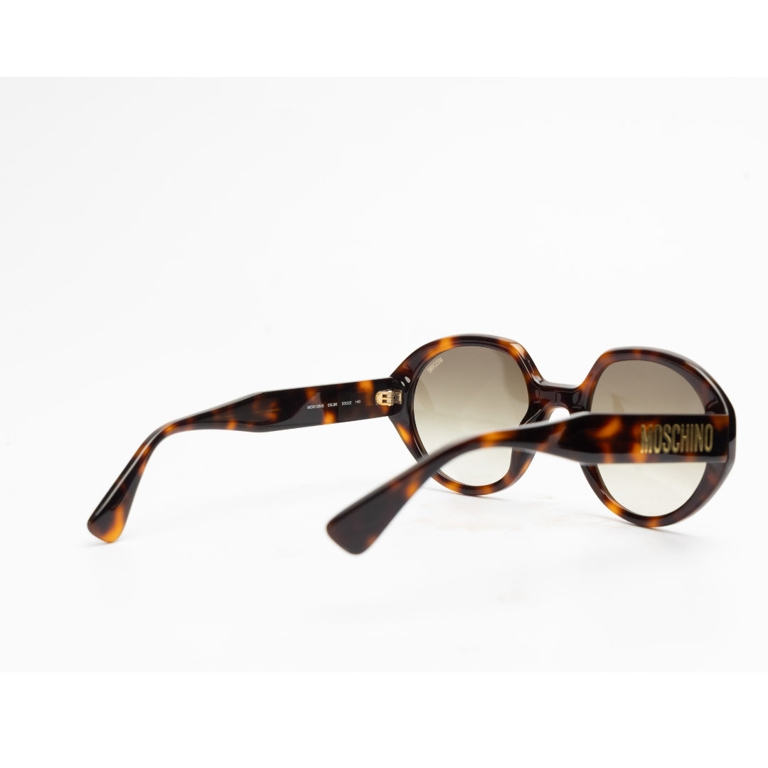 Moschino Logo Women Round Sunglasses