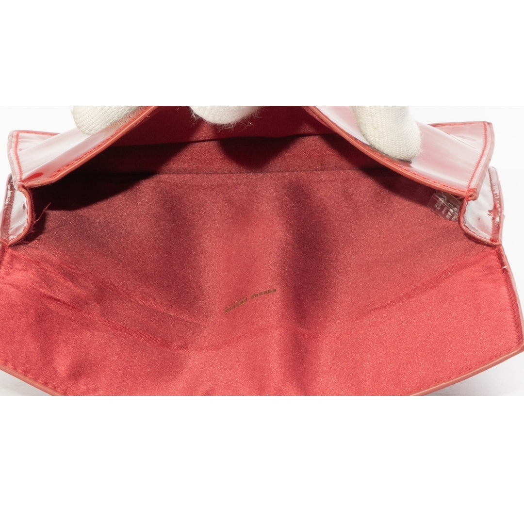 Miu Miu Patent Leather Clutch