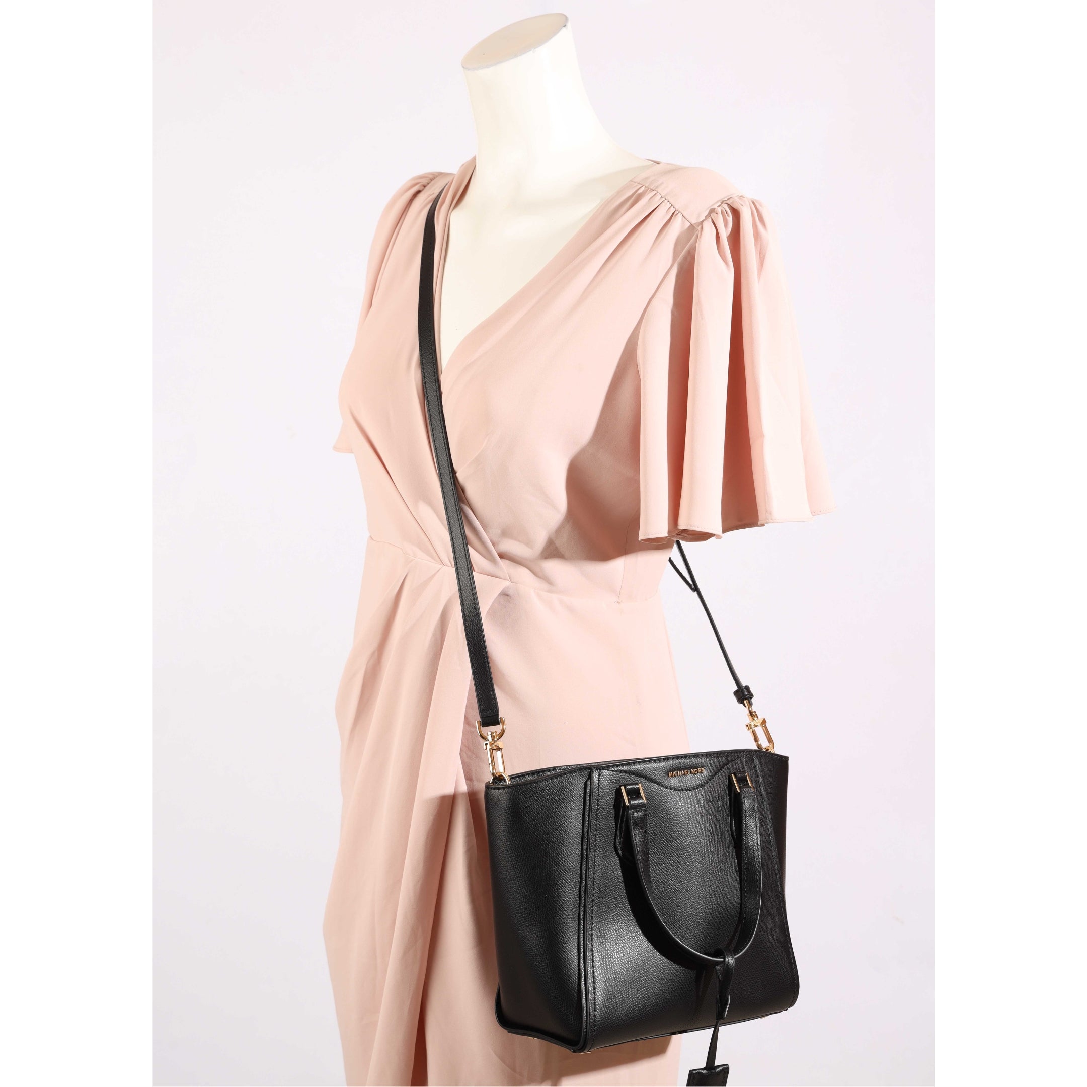 Michael Kors Taryn Black Convertible Crossbody Bag