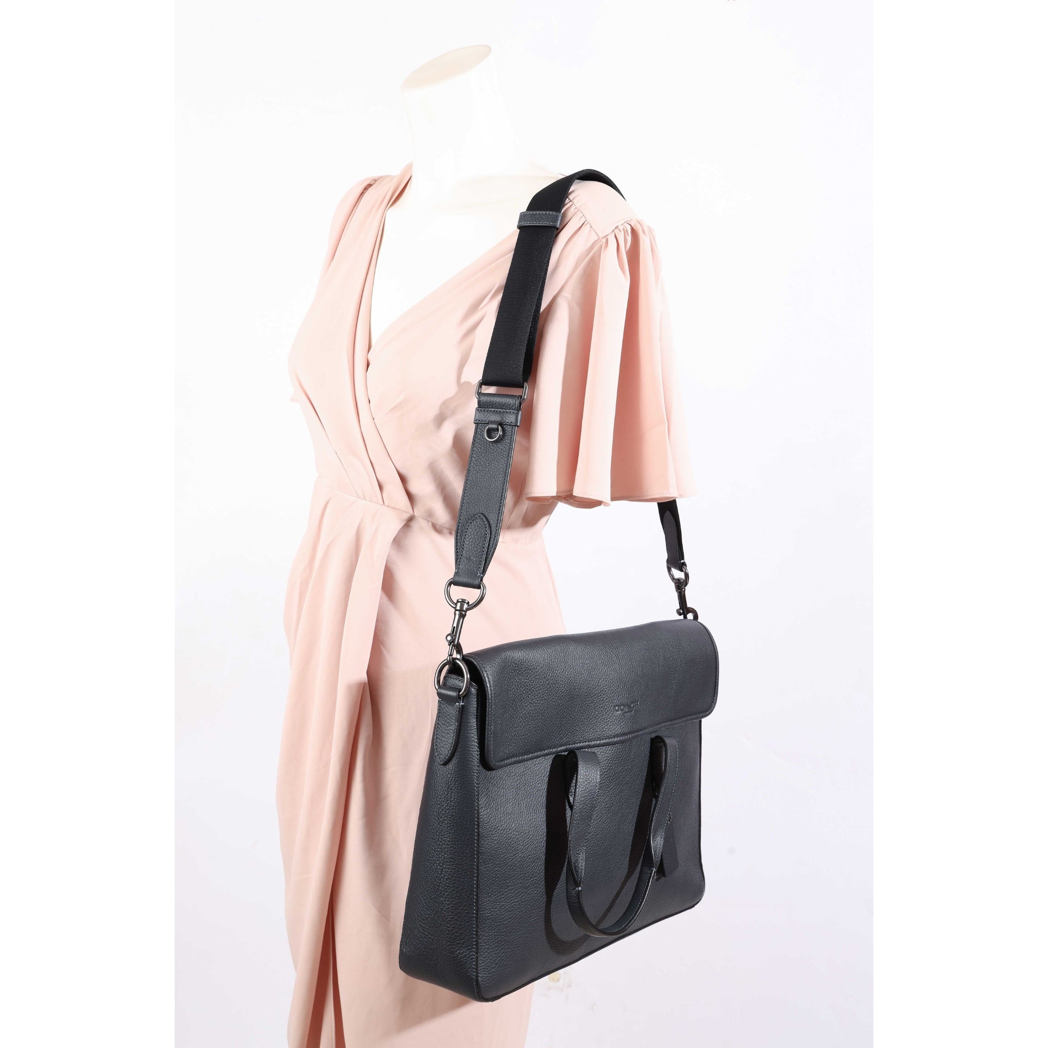 Coach Navy Sullivan Large Briefcase Bag