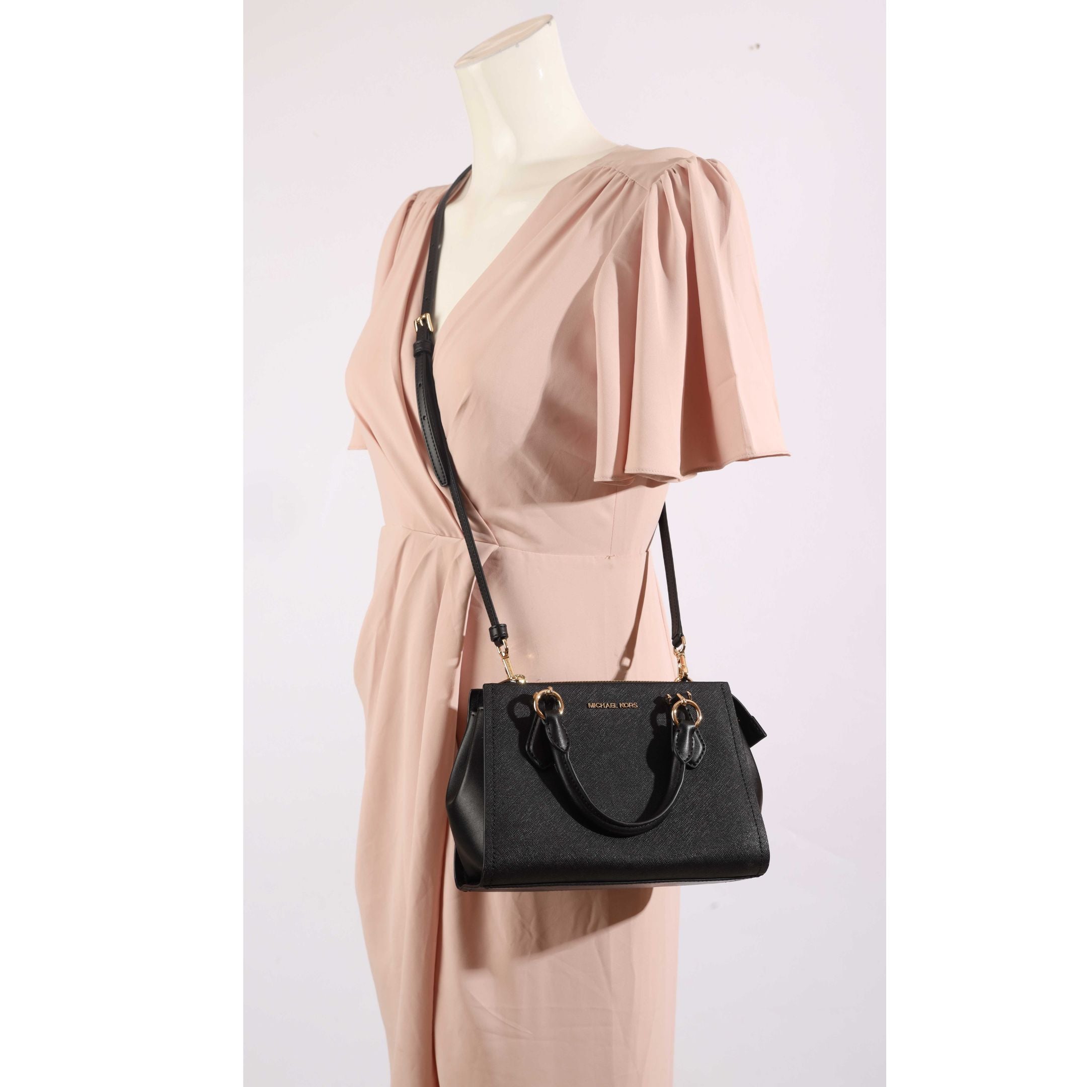 Michael Kors Black Marilyn Convertible Satchel