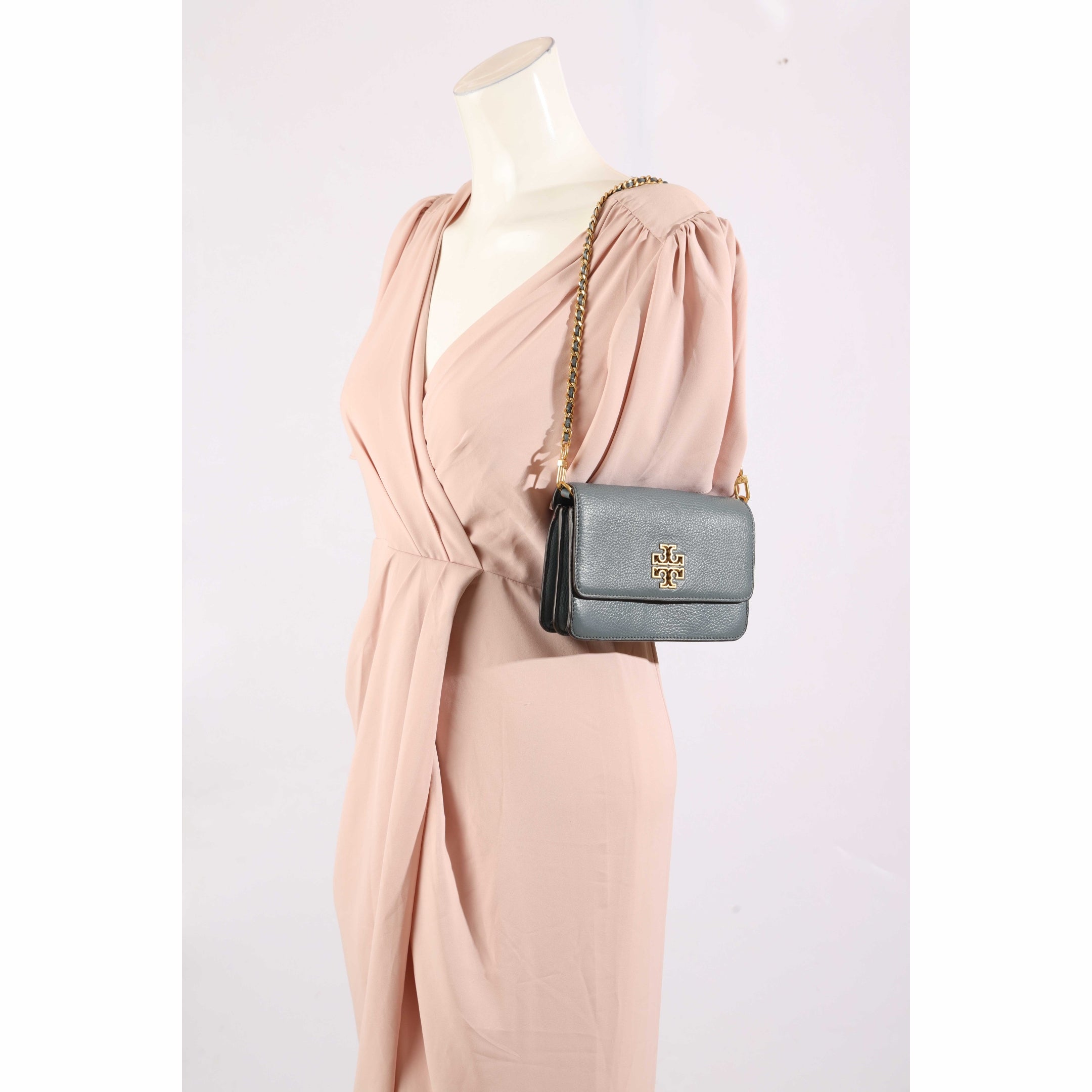 Tory Burch Blue Britten Crossbody Bag