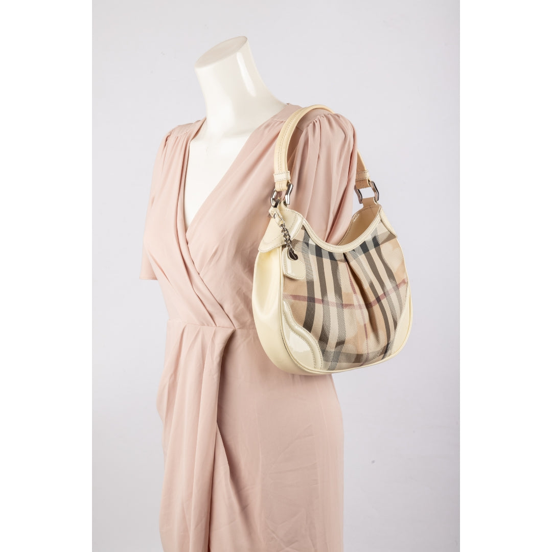 Burberry Nova Check PVC Shoulder Bag