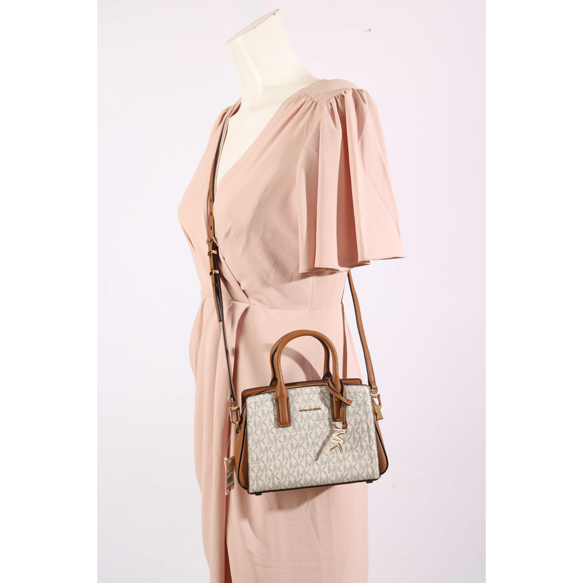 Michael Kors Laila Small Signature Logo Crossbody Bag