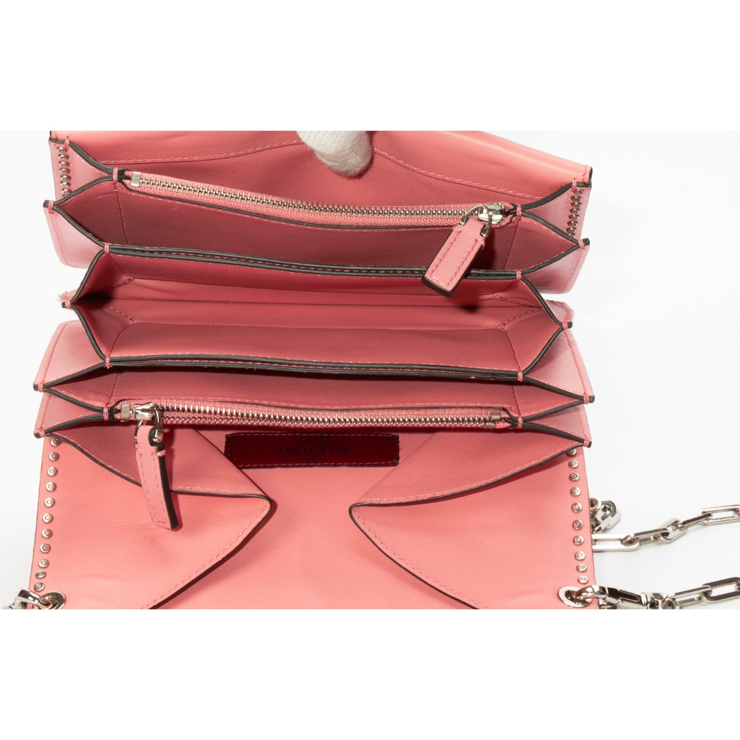 Valentino Garavani Vitello Rockstud Cabana Shoulder Bag
