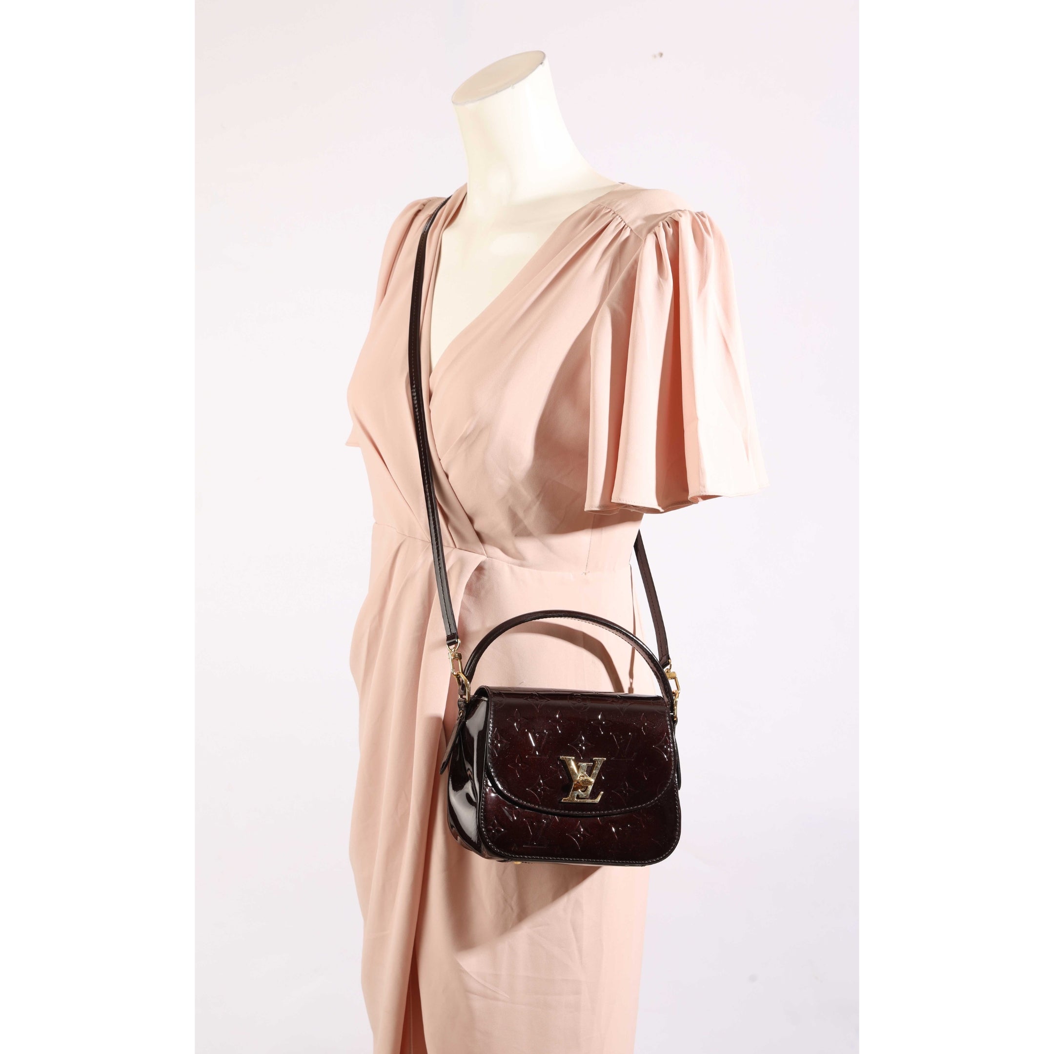 Louis Vuitton Monogram Vernis Amarante Pasadena Bag