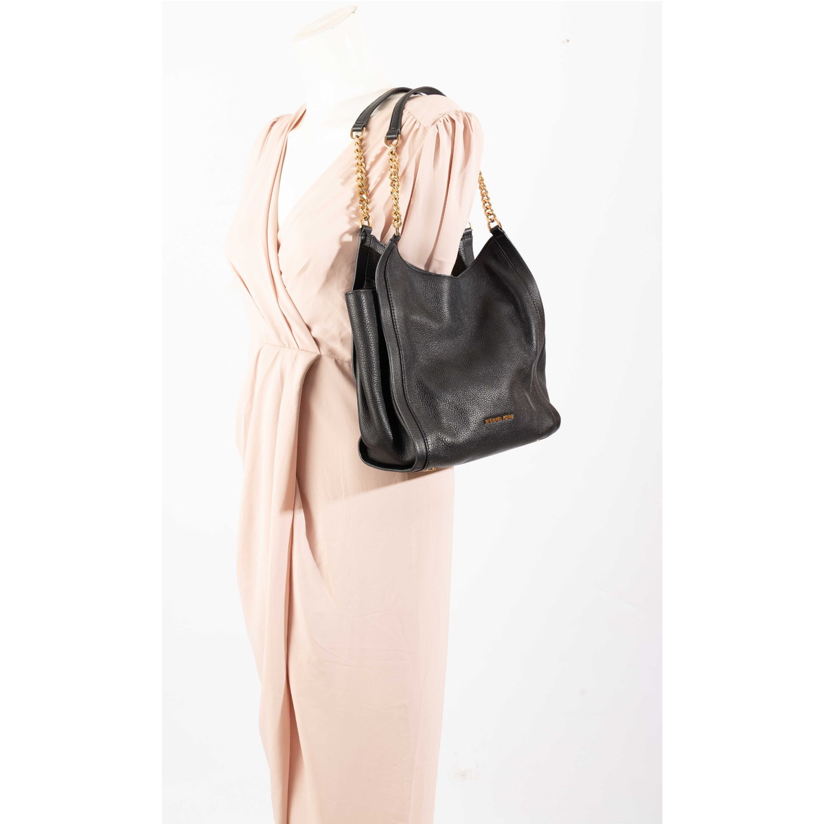 Michael Kors Newbury Black Chain Shoulder Bag